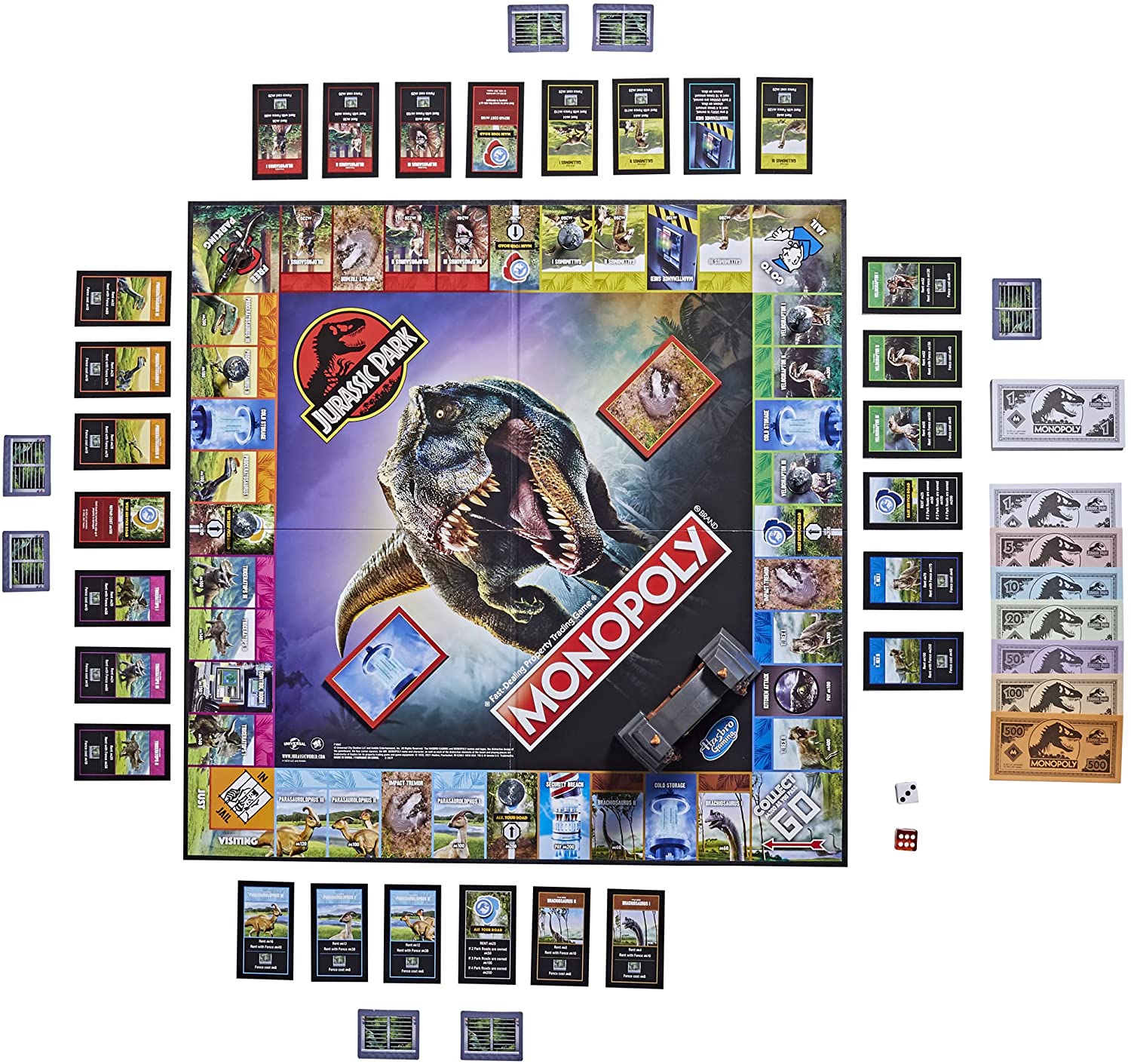 monopoly jurassic park officiel visuel 2