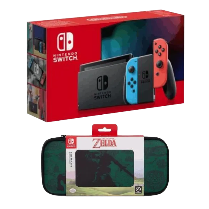 switch néon avec housse zelda visuel produit