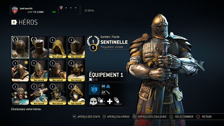 Test de FOR HONOR