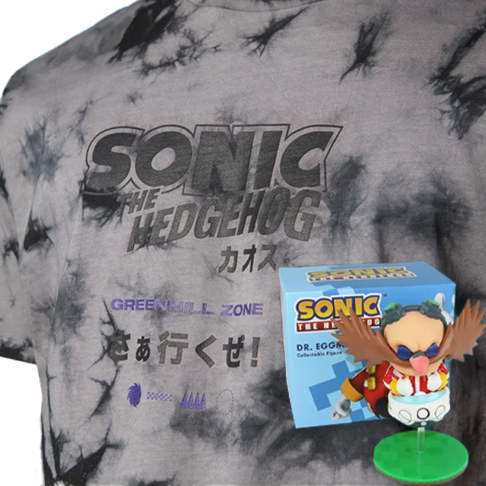 lot t shirt sonic et figurine robotnik visuel produit