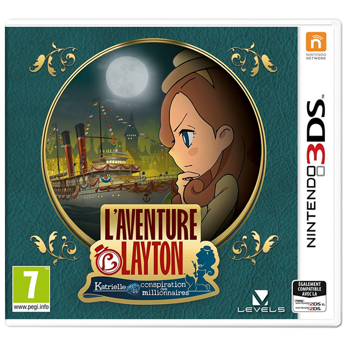 l'aventure layton 3DS visuel produit