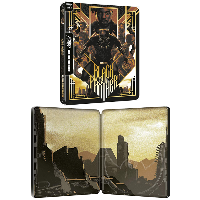 black panther 4k steelbook mondo visuel produit