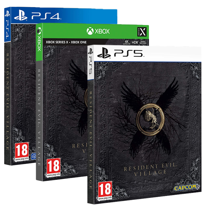 resident evil village steelbook edition ps5, ps4, xbox visuel produit