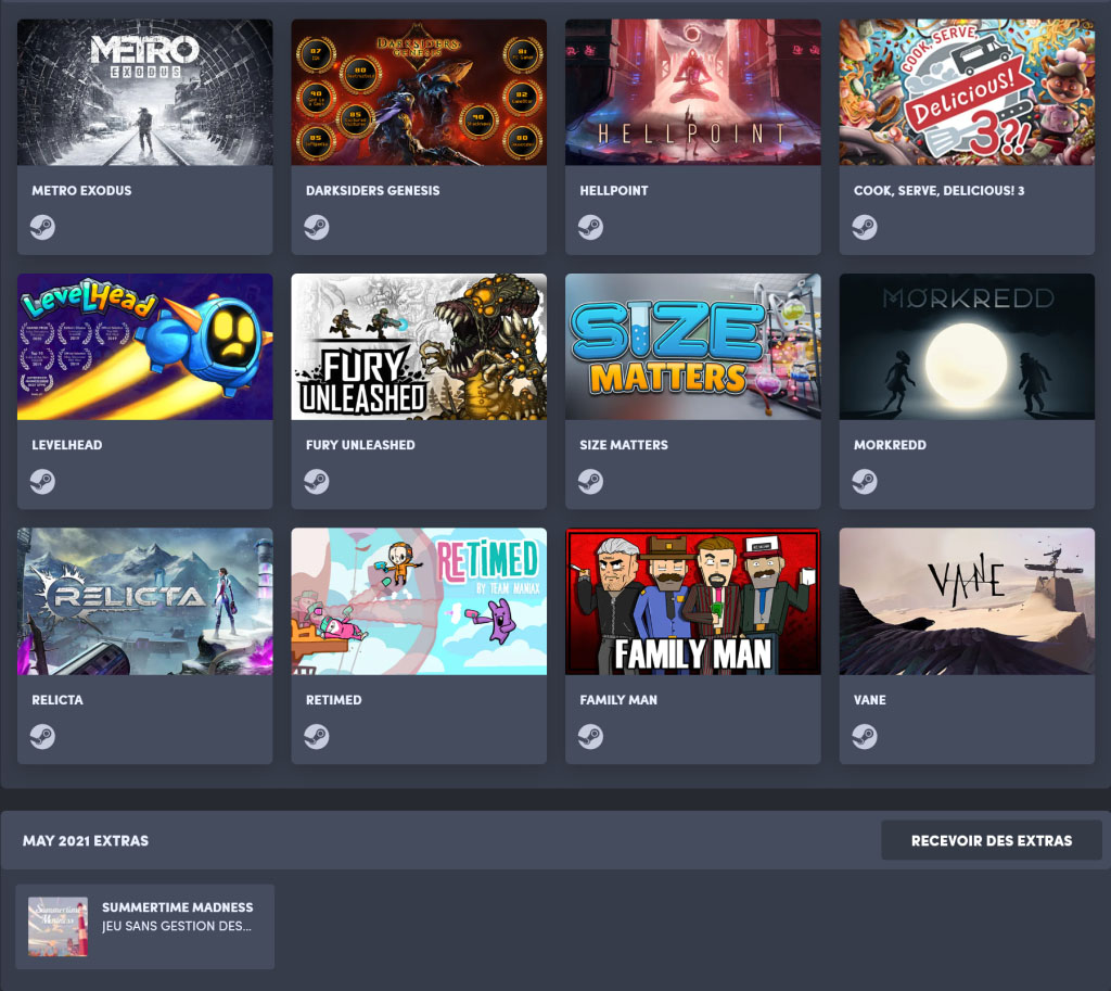 pack choice mai 2021 humble bundle capture