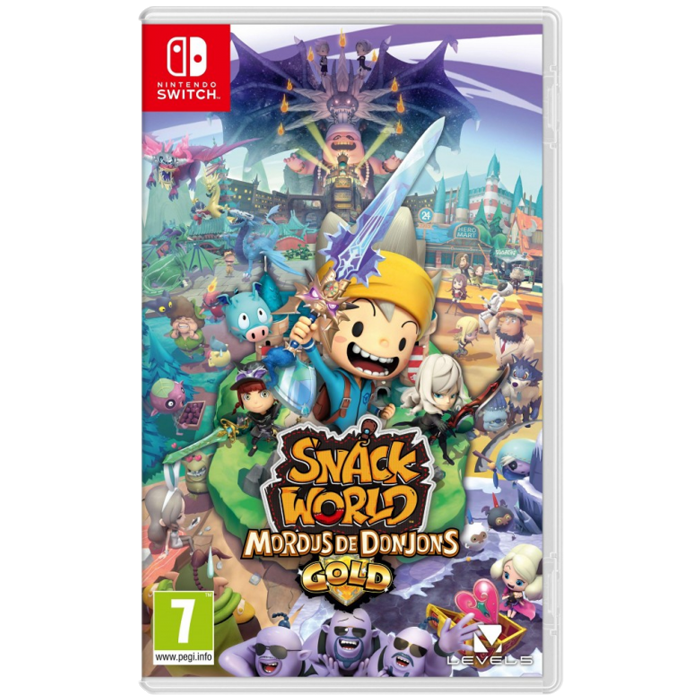 snackworld mordus de donjons gold edition switch visuel produit