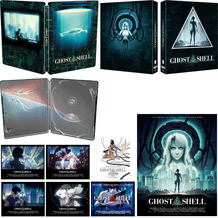 ghost in the shell 4K steelbook edition limitee visuel produit