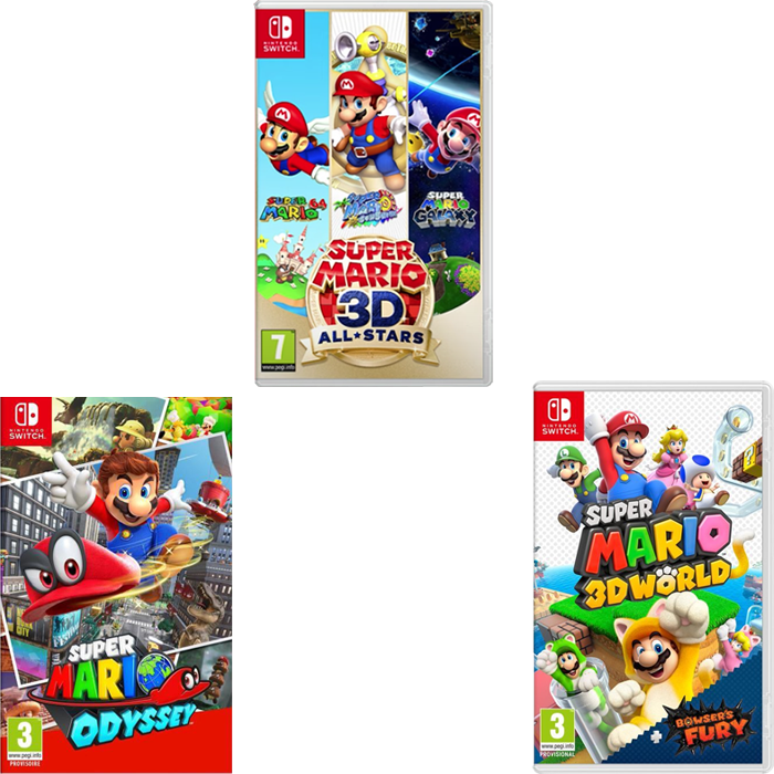 pack 3 jeux mario switch V2