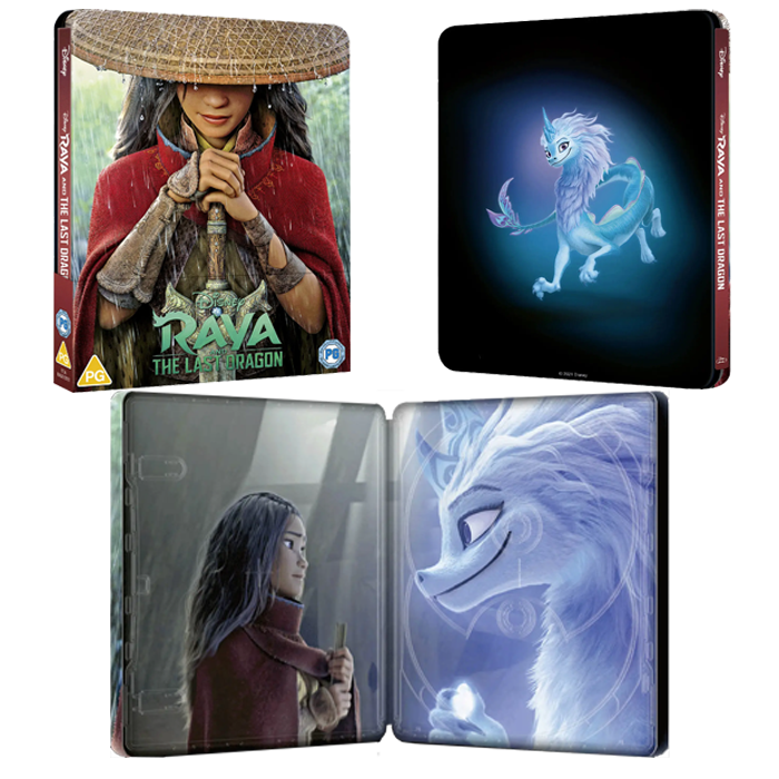 Raya et le dernier Dragon Blu Ray 4K Steelbook visuel produit final