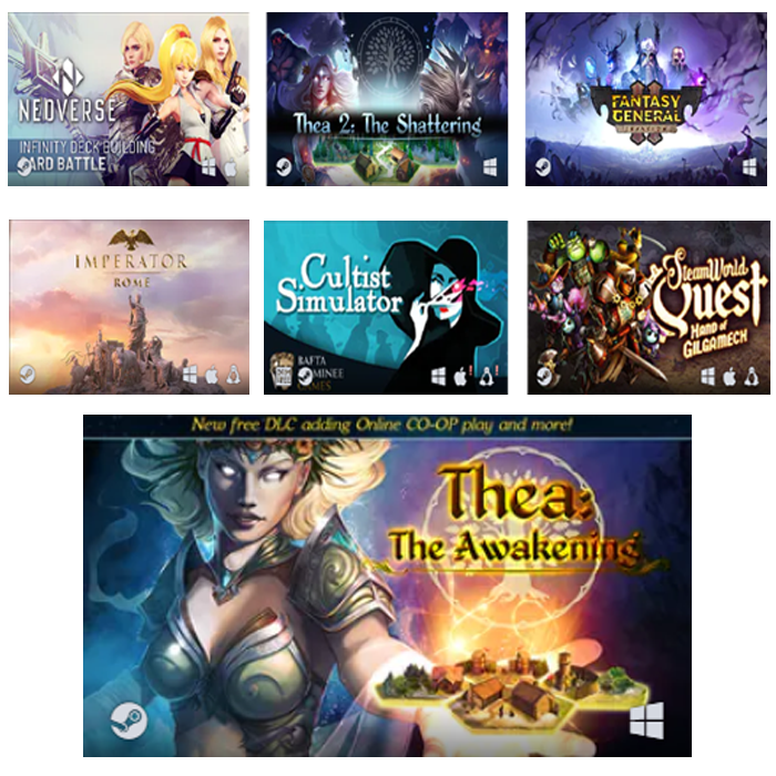 Pack humble bundle deckbuilder visuel produit