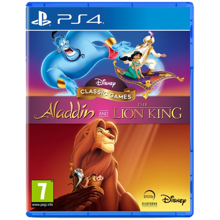 aladdin et roi lion visuel produit ps4