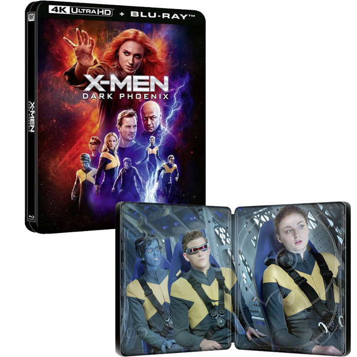 X-Men Dark phoenix Blu ray 4K steelbook visuel produit final