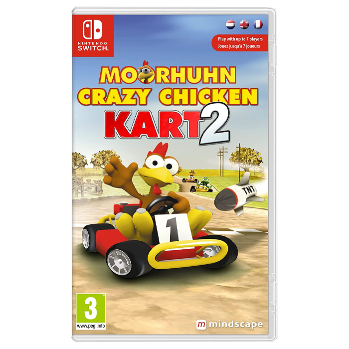 Moorhuhn Crazy Chicken Kart 2 switch visuel produit