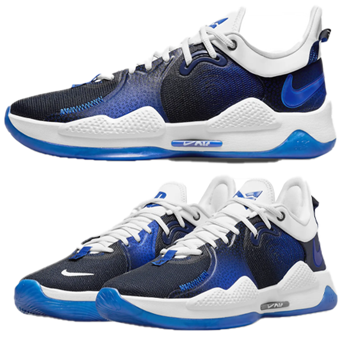baskets pg5 nike modèle bleu visuel produit