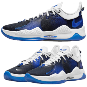 baskets pg5 nike modèle bleu visuel produit