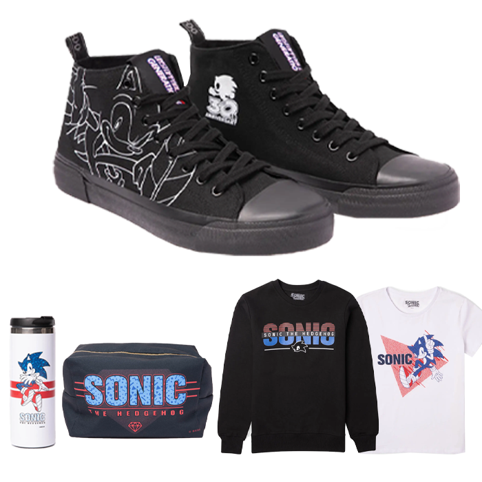 visuel produit collection sonic 30 ans zavvi