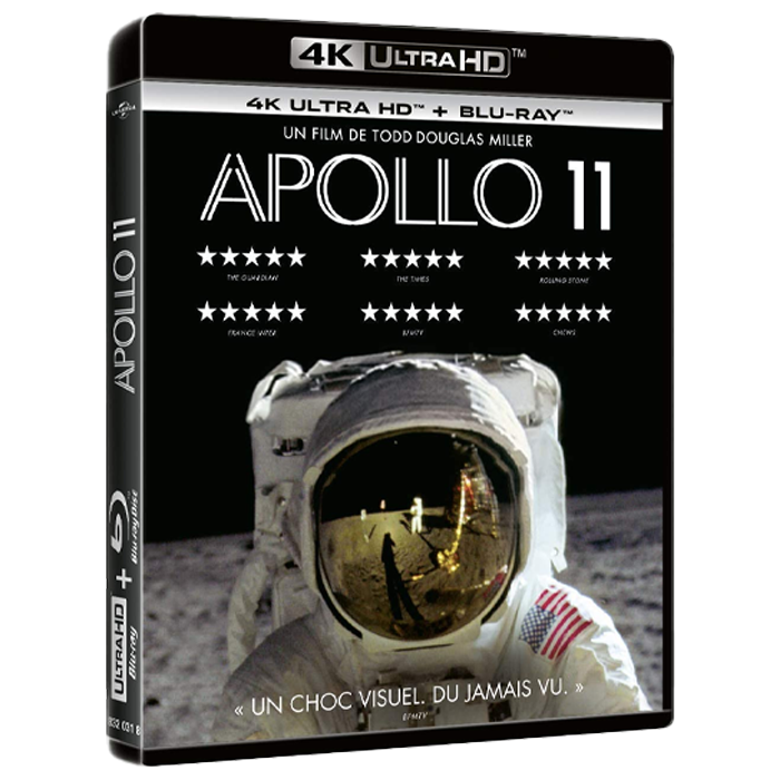 apollo 11 blu ray 4k visuel produit