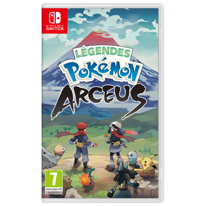 pokémon arceus visuel produit switch européen