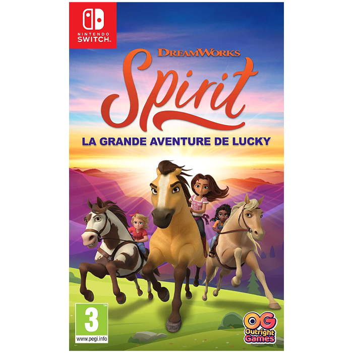 Spirit La Grande Aventure de Lucky switch visuel produit