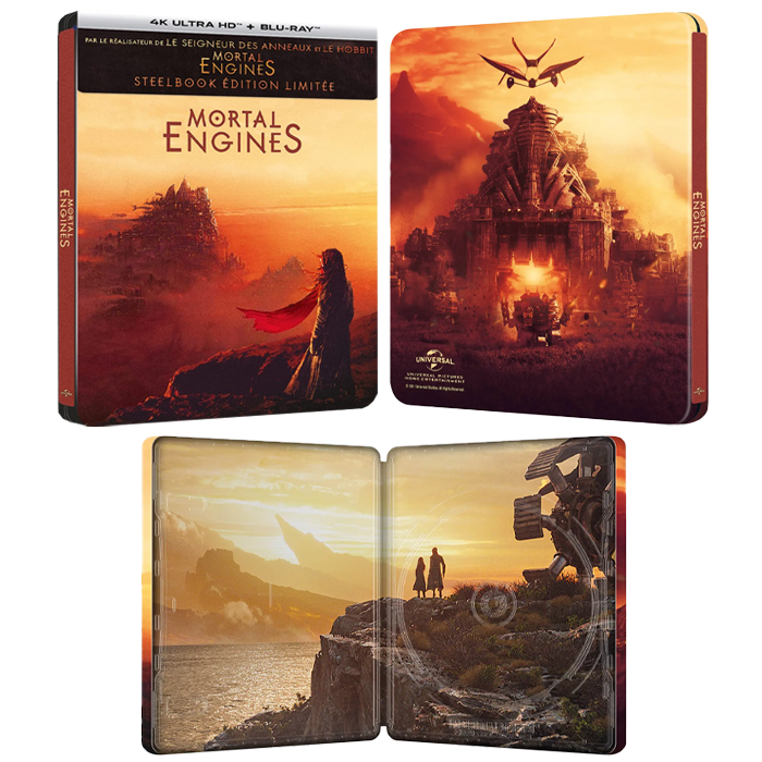 mortal engines blu ray 4k steelbook visuel produit