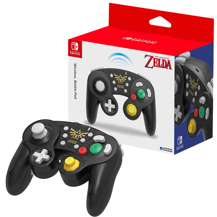 Manette Sans Fil Battle Pad Zelda Hori Switch visuel produit final