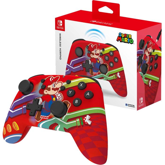 Manette sans fil Horipad Mario pour Switch visuel produit