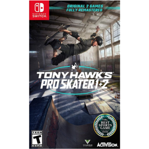 tony hawk pro skater 1 + 2 switch visuel produit