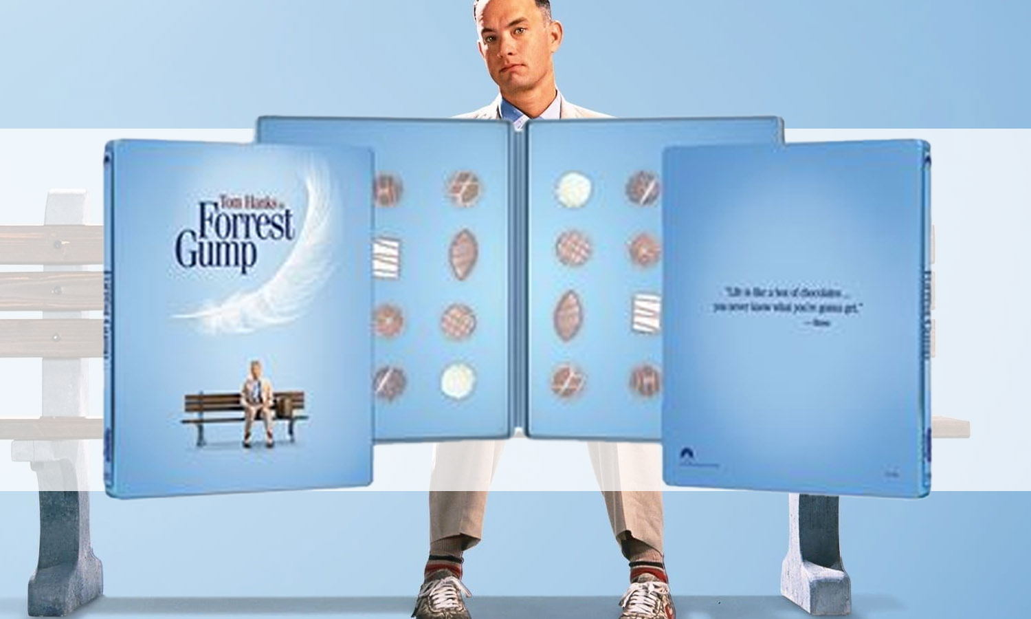 slider forest gump blu ray 4k steelbook