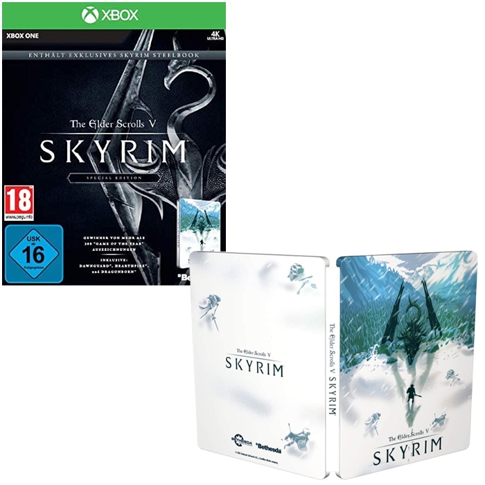 skyrim special edition steelbook visuel produit xbox