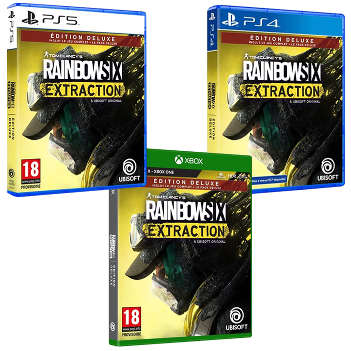 rainbow six extraction deluxe ps5 ps4 xbox visuel produit
