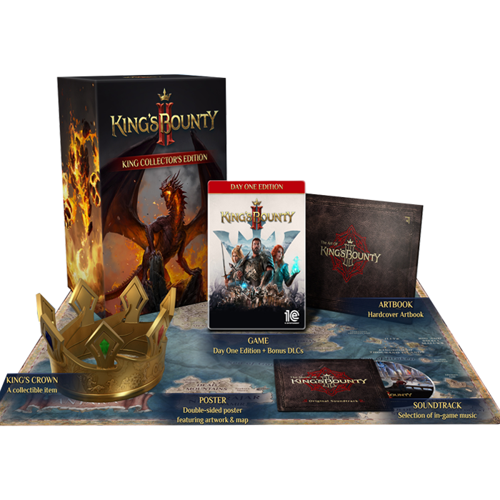 king's bounty 2 collector visuel produit ps4, xbox, switch, pc