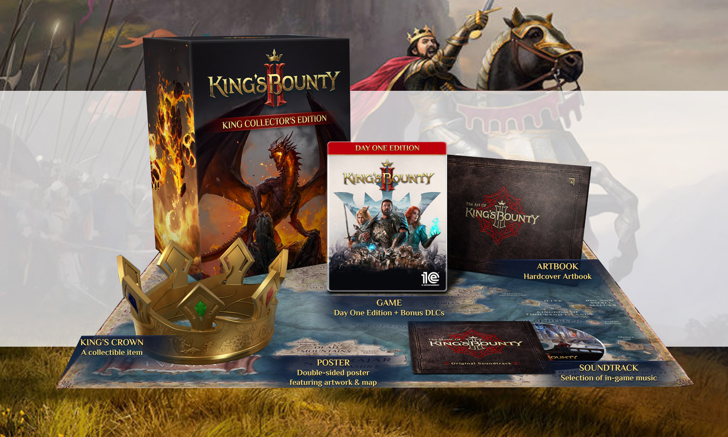 slider king's bounty 2 collecor ps4, xbox, pc, switch