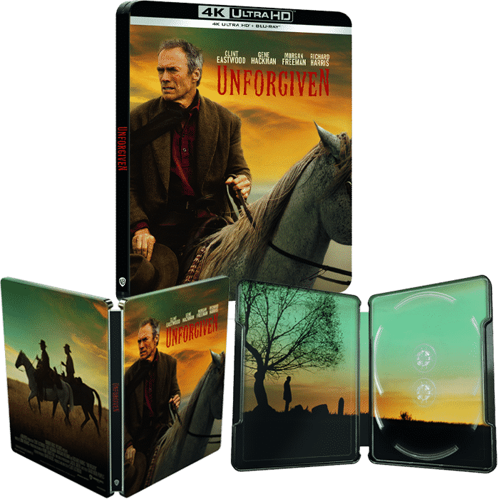 Impitoyable Blu Ray 4K Steelbook visuel produit final