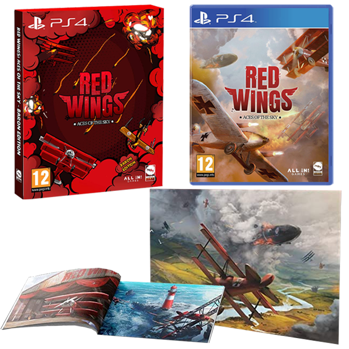 Red wings Aces of the sky Baron Edition sur PS4 visuel produit