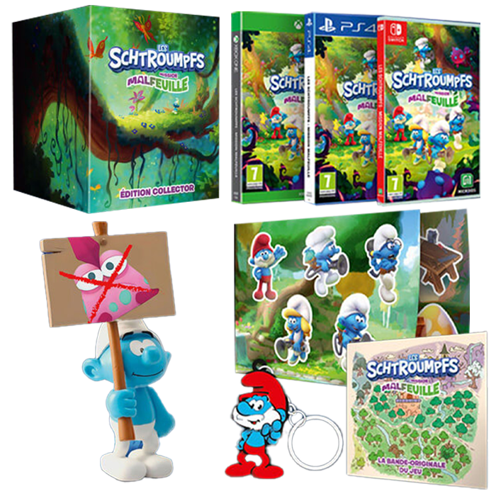 les scthroumpfs malfeuille édition collector visuel produit