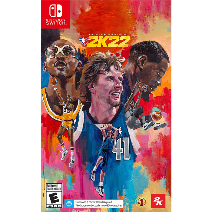 nba 2K22 edition 75eme anniversaire switch visuel produit