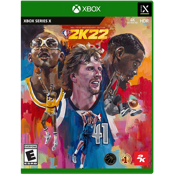 nba 2K22 edition 75eme anniversaire xbox series x visuel produit