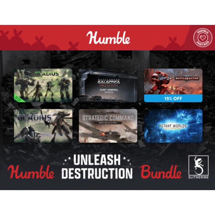 Pack de jeux Destruction humble bundle visuel produit