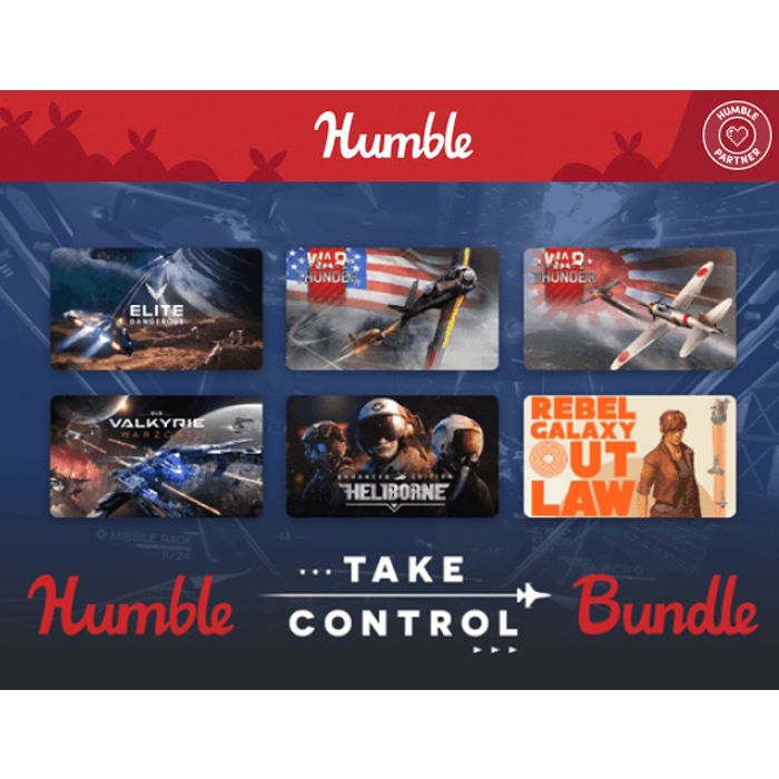 pack de jeux pilotage humble bundle visuel produit