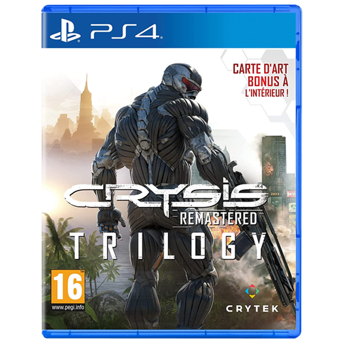 Crysis remastered trilogy visuel produit ps4
