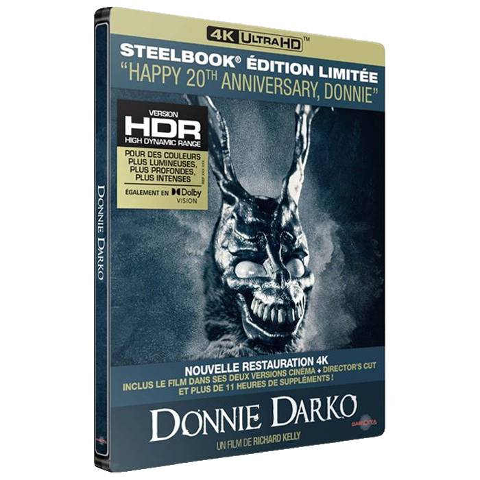 Donnie Darko Edition Limitée Steelbook Blu-ray 4K Ultra HD visuel produit