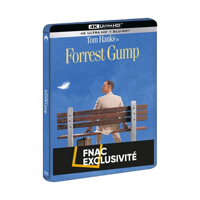 Forrest Gump Blu Ray 4K Steelbook (exclu Fnac) visuel produit