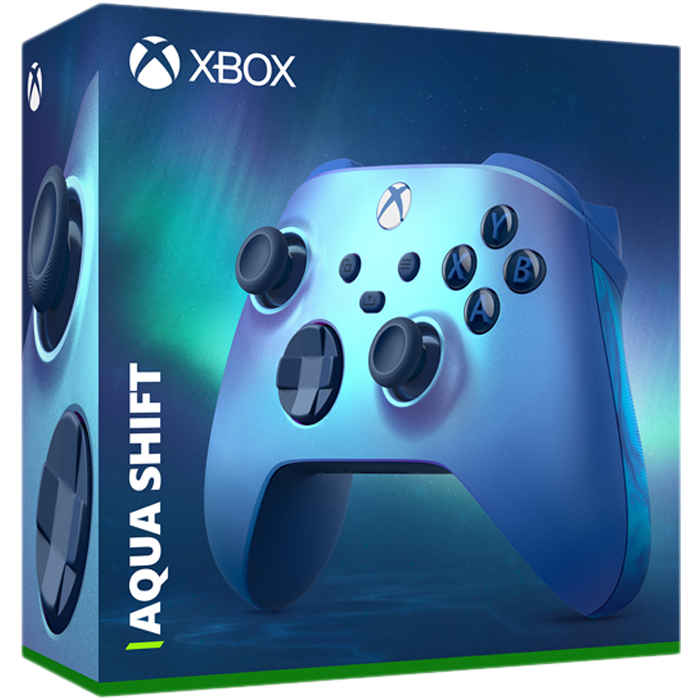 manette xbox series aqua shift visuel produit