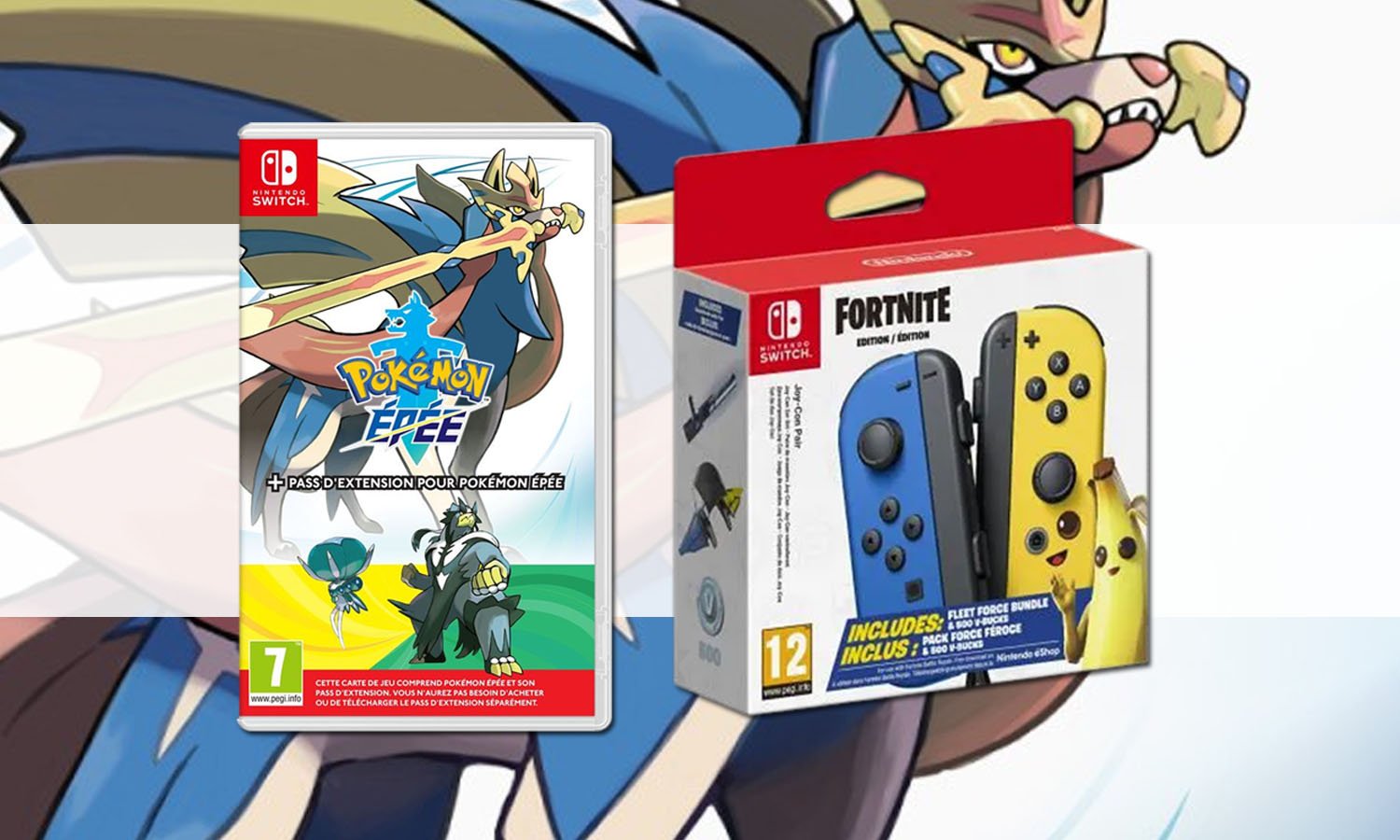 SLIDER pokemon epee pass extension Joy Con Fortnite