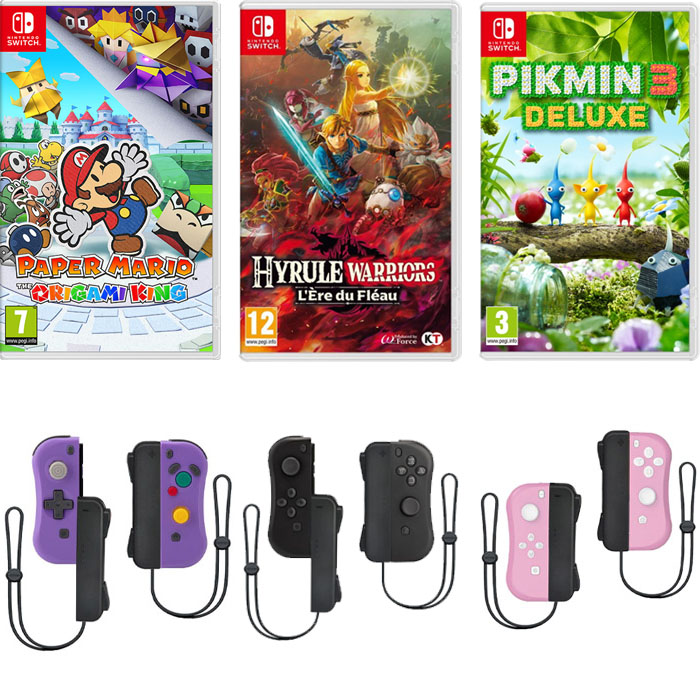 promo auchan manette iicon jeux switch Aout 2021