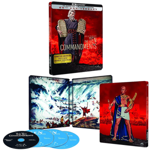 visuel produit blu ray 4k steelbook 10 commandements