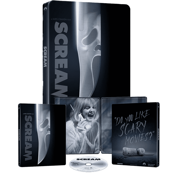 scream blu ray 4k steelbook visuel produit