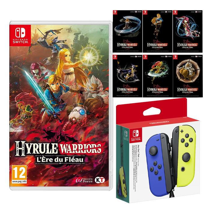 promo jeu switch avec joy con officiel auchan visuel produit