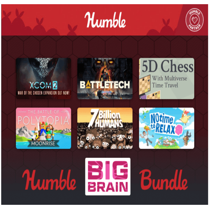 pack big brain humble bundle visuel produit