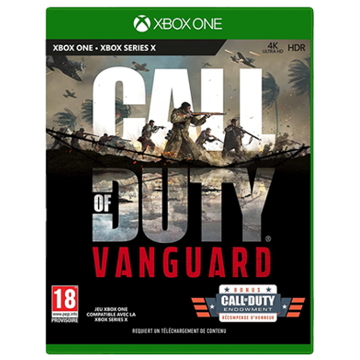 call of duty vanguard xbox one visuel produit