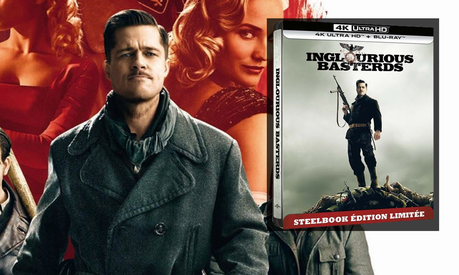 slider inglorious basterds blu ray 4k steelbook